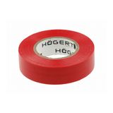HOEGERT Insulation tape 0.13 mm x 19 mm x 20 m, red