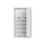 CU26K ComfortLine Compact distribution board, Flush mounting, 96 SU, Isolated (Class II), IP30, Rows: 64, 1014 mm x 615 mm x 125 mm