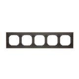 Double intermediate switch with indicator light, 10AX, white matt