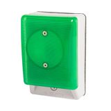 Palm switch, illuminated, momentary, green mushroom button, without enclosure