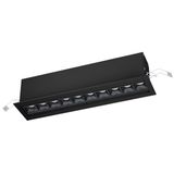 ALBAVILLA LED RECESSED PROFILE L-287 BLACK 30° 3000K