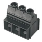 Printed circuit board terminals, 10.16 mm, Number of poles: 2, 90°, Solder pin length (l): 3.2 mm, tinned, Pale green, Clamping yoke connection, Clamping range, max. : 16 mm², Box