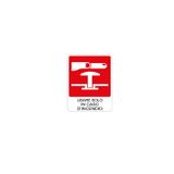 Fire sign - Al - Dimensions: 100x120 mm