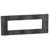Cover Plate Light Now 7 Module Dark Grey
