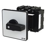 P3 Main switch, 80 A,Rear mounting, 3 pole, Form Z, Black, Door coupli