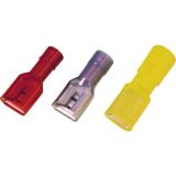 cable lug, terminal end,Insulated cable connector,4 mm² - 6 mm²,yellow