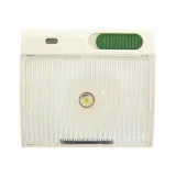 Removable anti-black out lamp with rechargeable and  replaceable batteries - 230V - 2 mod.- Blanc series