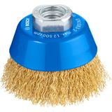Cup Brush Crimped 70 brass-coated