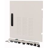 XSDMRV40606 Device area door, ventilated, IP42, right, HxW=600x600mm, grey
