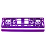 License Plate Frame - violet metalic