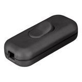Cord Switch Single-pole Black 2P + Earth