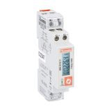 Energy meter, single-phase, non expandable, digital with LCD display, 40A direct connection, 1U, 1 prog. static output, multi-measurements, 110...120VAC