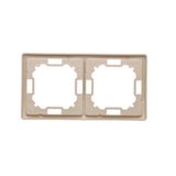 Double two way switch with LED indicator light without pictogram, (module), 10AX, Screw, anthracite, metalic