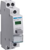 Latching 2NO PB + green light 230VAC