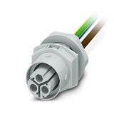 IPD W 3P2,5 F 0,5 M20 GY - Panel feed-through