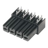 PCB plug-in connector, female header, closed side, THT solder connection, 7.62 mm, Number of poles: 2, 270°, Solder pin length (l): 3.5 mm, tinned, black, Box