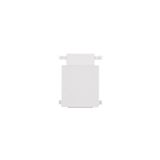 RJ45/RJ12 blind for IT/telephone socket