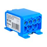 Distribution Block DB18A-N (blue), 315A, Insert: Tin-Plated Aluminum (AL6060)