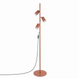 Floor lamp KARBON 3 red ochre