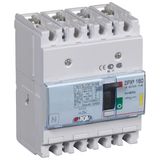 MCCB DPX3 160 4P 80A 16kA Thermal Magnetic