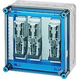Mi load separator box IP65, 3x125A NH000 3p op Rail 400A 5 pin, 300x300 (MI 6292)
