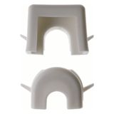 Cable and channel entry, white