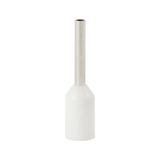 Single insulated ferrule terminal HI 0.5/8-bi, white, Al/Cu