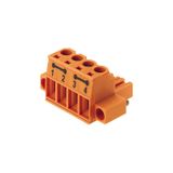 PCB plug-in connector, female plug, 5.08 mm, Number of poles: 4, 180°, Screw connection, Clamping range, max. : 4 mm², Box