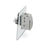 UW 95-POT-F/S GNYE - Panel feed-through terminal block
