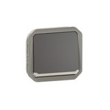 PLEXO DOUBLE POLE SWITCH - ANTHRACITE - MECHANISM