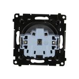 RTV-DATA-SAT socket, atten.: 1.5dB, cream white/electro white