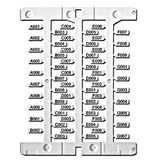 Cable label 4x18mm, white, for SmartPrintPlus