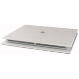 XTSZPTAV4-W1100 Top plate, ventilated, W=1100mm, IP42, grey