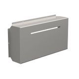 Rain hood (Housing), Sun cover, 641 x 324.5 x 136.3 mm, Stainless stee