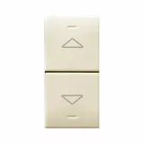 TWO HALF BUTTONS WITH ARROWS FOR IOT ROLLING SHUTTER CLASS 1 MOD. S44