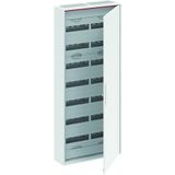 CA28R ComfortLine Compact distribution board, Surface mounting, 168 SU, Isolated (Class II), IP44, Field Width: 2, Rows: 7, 1250 mm x 550 mm x 160 mm