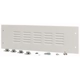 XTSZCSV4-H250W800 Section wide cover, HxW=250x800mm, IP42, grey
