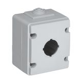 BOX F/PUSH-BUTTON DEVICES OF Ø22MM GREY