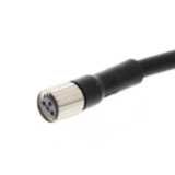 Sensor cable, M8 straight socket (female), 3-poles, PVC fire-retardant XS3F0241F