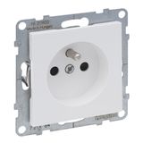 2P+E SOCKET FRENCH STANDARD SCREW TERMINALS SHUTTERED WHITE