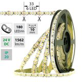 LED strip SMD3528FM 180LED/m 14.4W/m 1562lm/m IP20 DC24V 10mm 5m (meat)