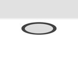 TOLEDO FLAT+ round, 18 W, 2200 lm, 827-865, anthracite, DALI Recessed 