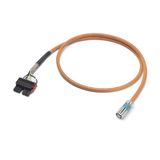 Power cable pre-assembled TYPE 6FX5002-5CN27 4X1,5C, SPEED-CONNECT SIZE 0.5 FOR SINAMICS S120 BOOKSIZE MOTOR MODULE C-/D-TYPES MOTION-CONNECT 500 UL/CSA, DESINA DMAX=8.4 MM LENGTH (M) = +0 +10 +8 +0