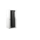 TX CableNet, with vented door, with roof plate, side panels, 19" mounting angles, rack can be dismantled, WxHxD: 800x2000x1200 mm, RAL 7035