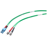 MM FO cord BFOC/LC; 50/125; pre-assembled with 1x LC duplex plug and 2x BFOC plugs; length 3.0 m.