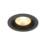 NUMINOS© L, recessed ceiling light, 3000K, 40ø IP20 round bl