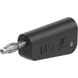 4 mm plug, solder connection, 2.5 mm², black, 64.1042-21