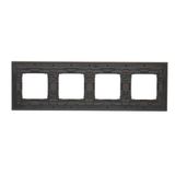 Two-way switch without pictogram, 10AX, graphite mat
