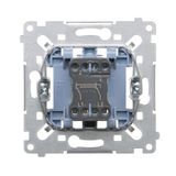 Single button for switches and push buttons, Graphite