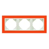 TRIPLE FRAME ORANGE/ICE